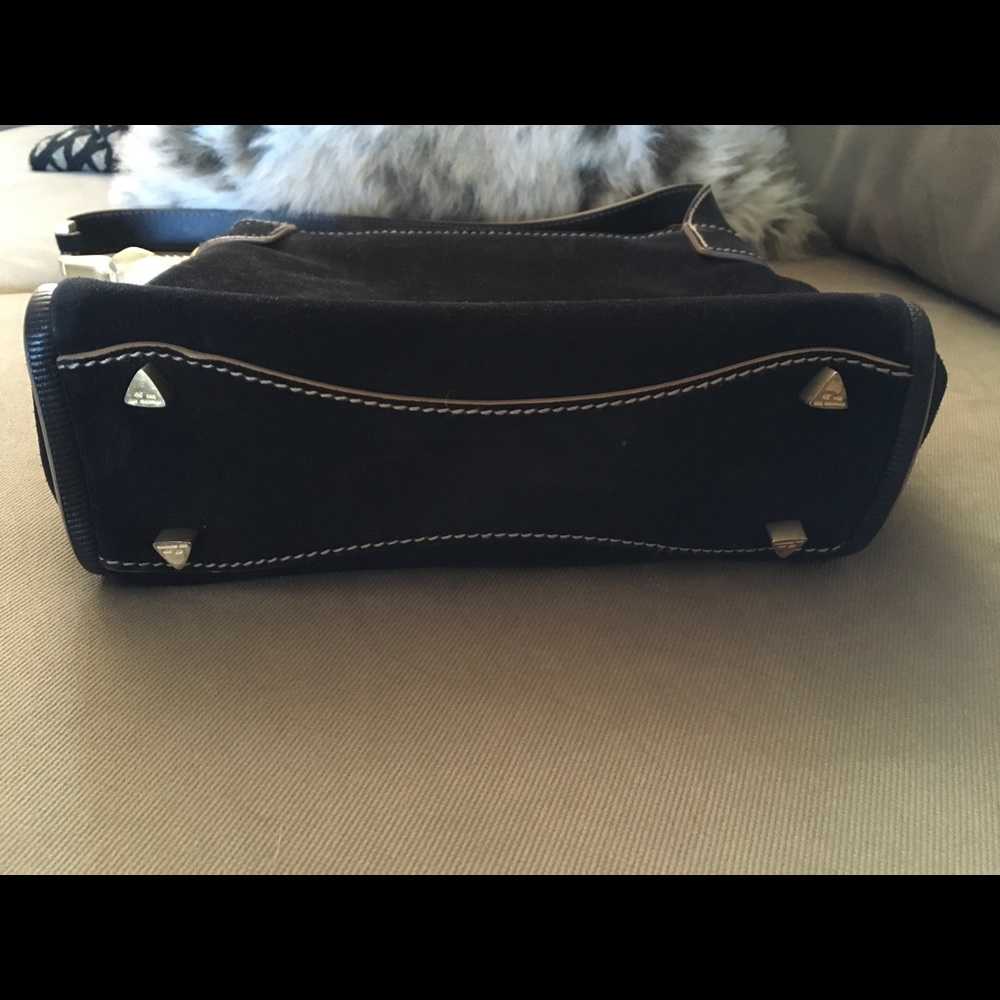 Kieselstein & Cord Black Suede Handbag - Picture 3 of 5